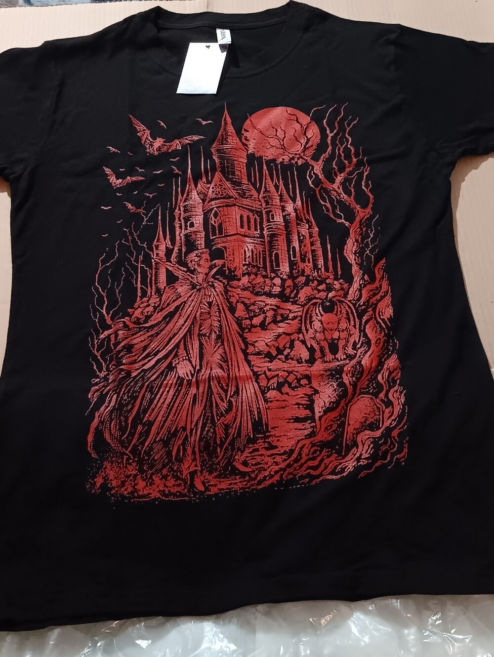 Gothic Castle Print T Shirt